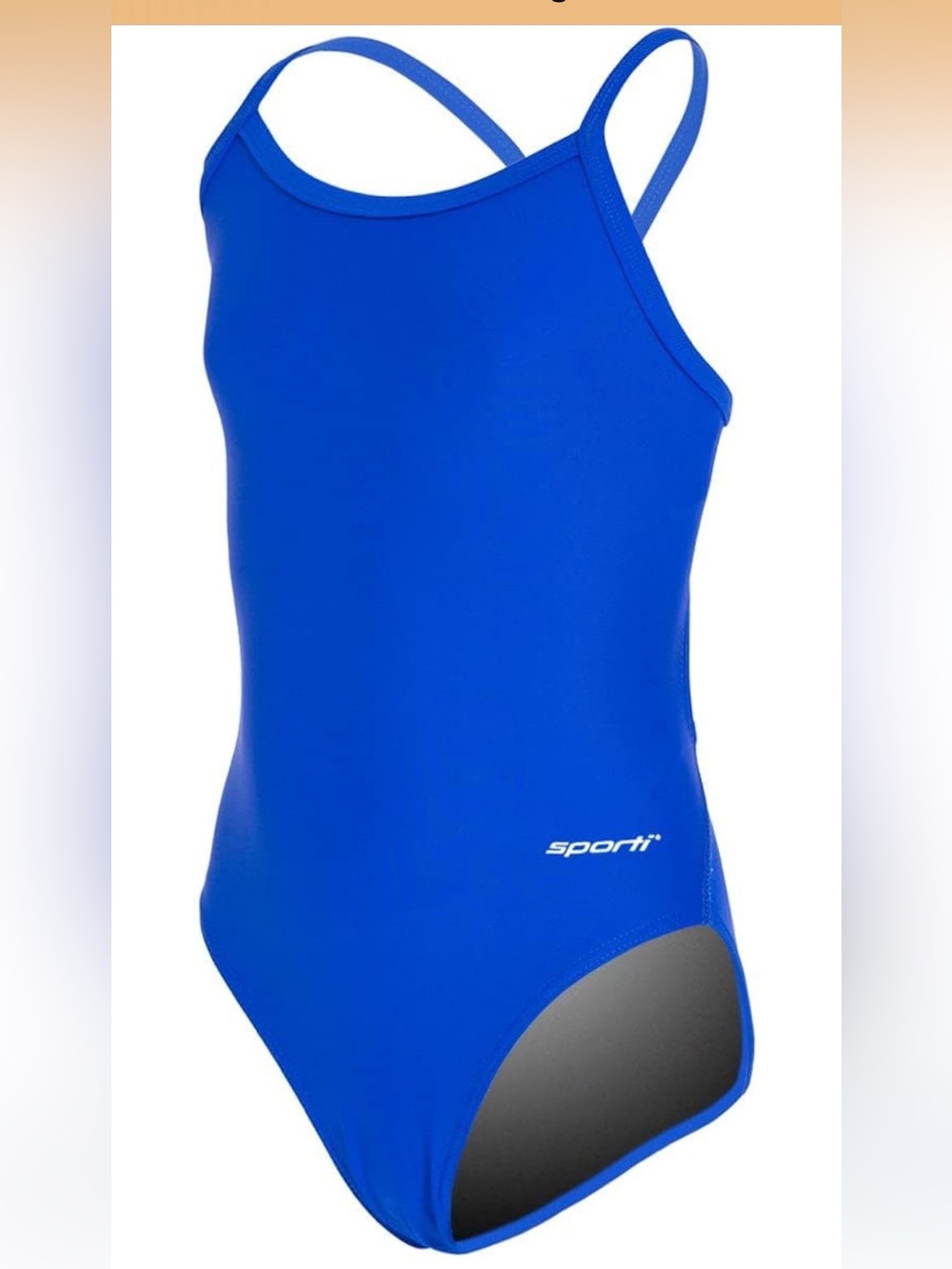 One Piece Swimsuit, Thin Strap V-Back Chlorine Resistant With Lycra Xtra Life